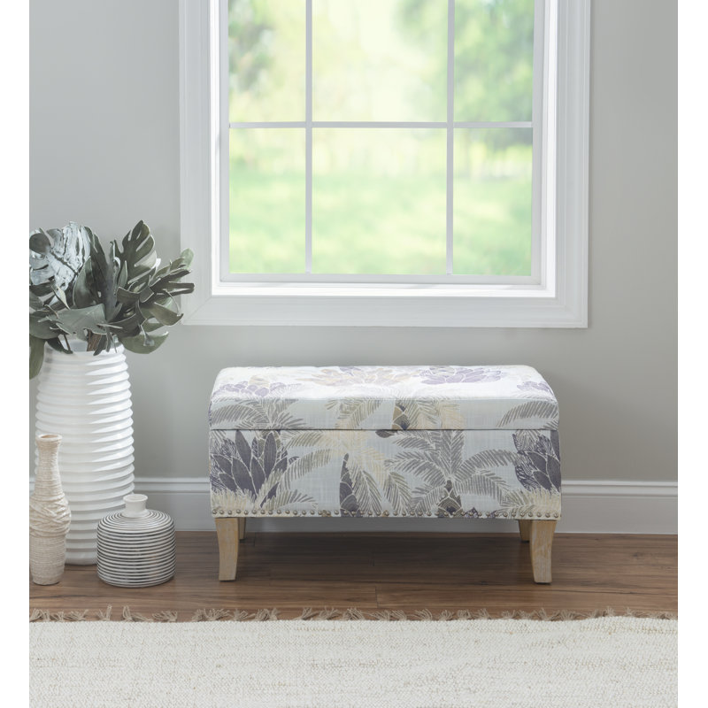 Winston Porter Pierro Wood Flip Top Storage Bench & Reviews Wayfair